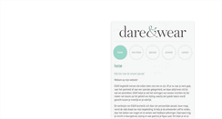 Desktop Screenshot of dareandwear.nl
