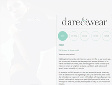 Tablet Screenshot of dareandwear.nl